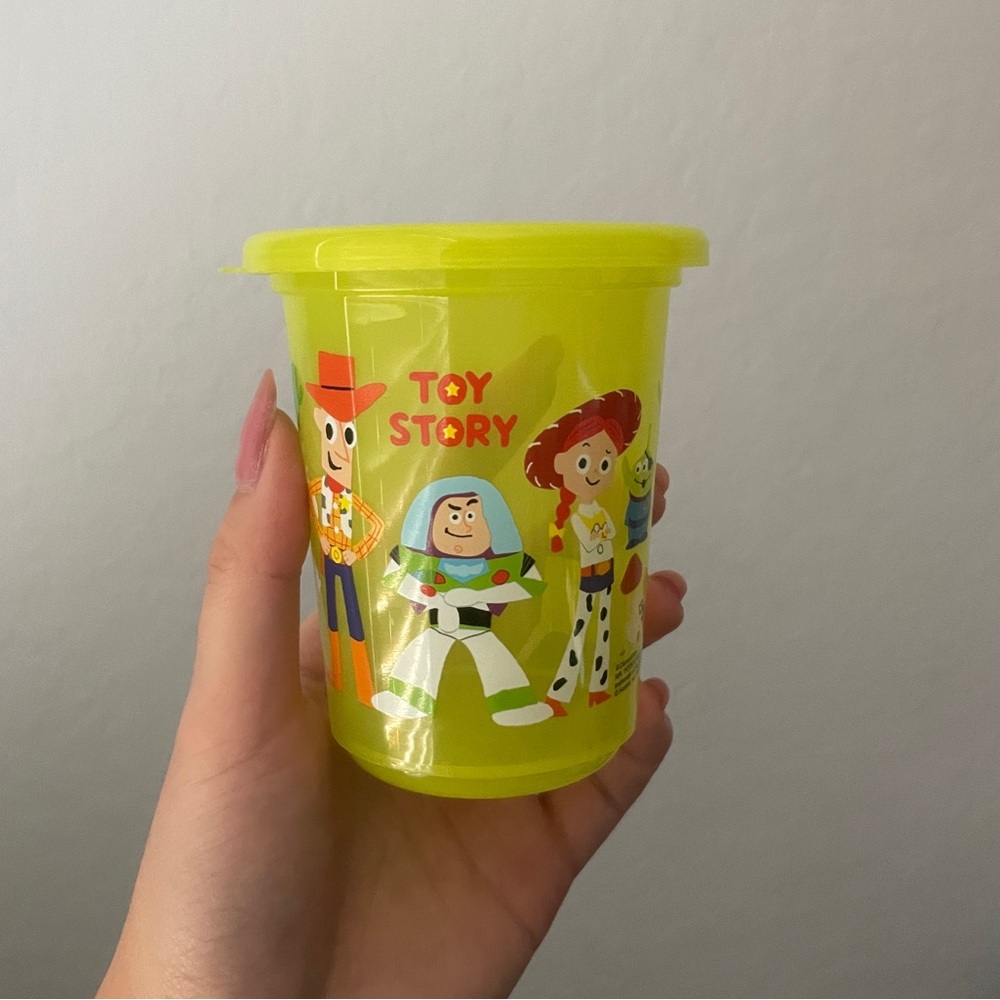 yellow toy story cup